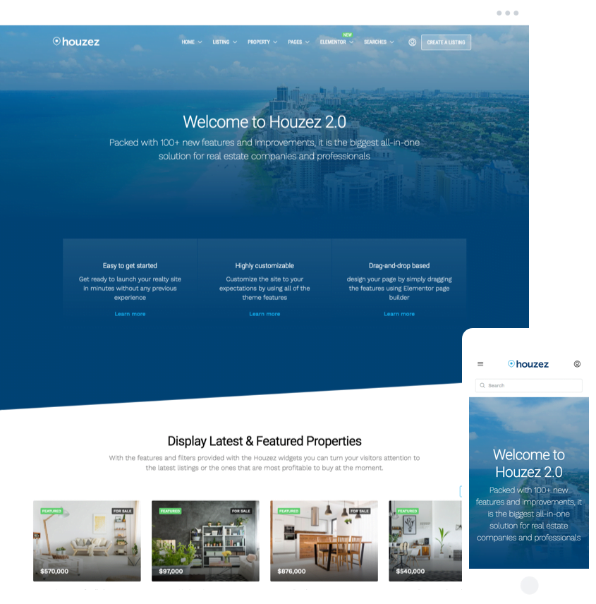 Real Estate Website Samples