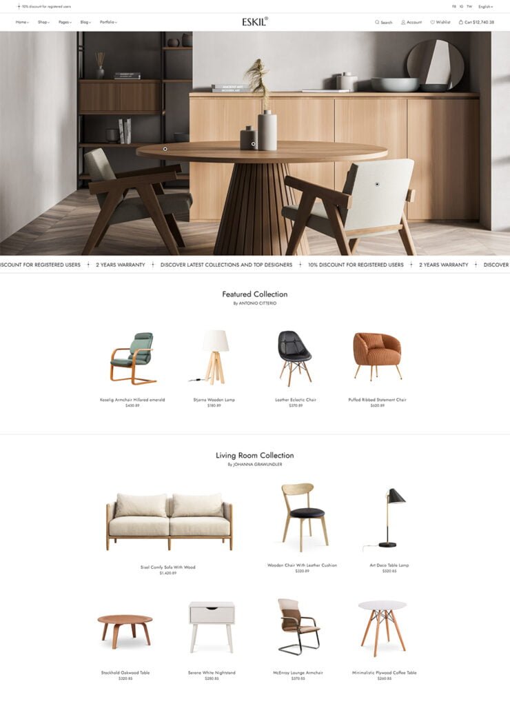 Home Decor Website Samples